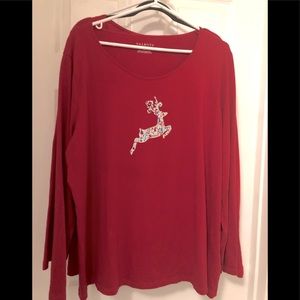 Talbots Christmas Shirt 2X